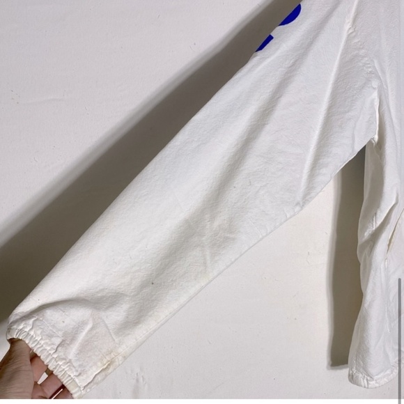 Vintage Vincent Sport White Full Zip Light Jacket Cancun L - Picture 8 of 12